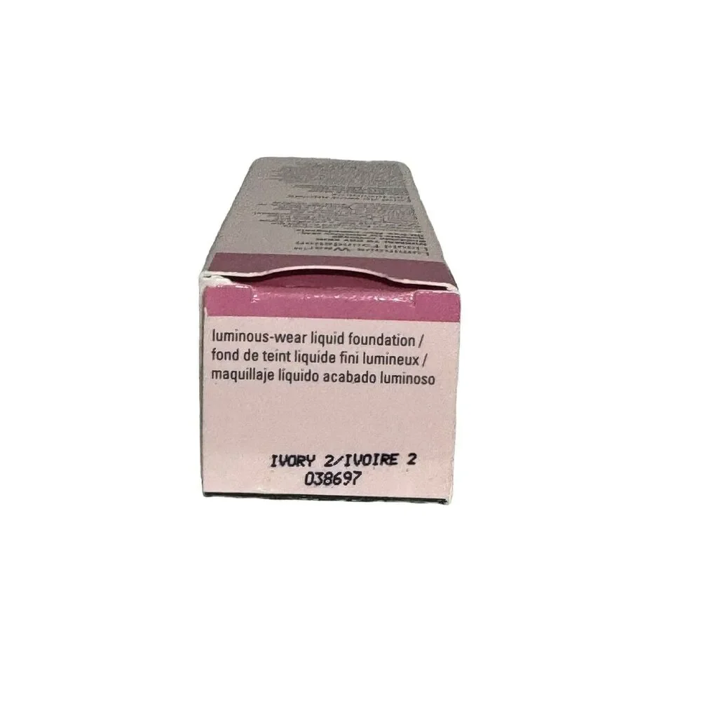 Mary Kay Timewise Ivory 2 Luminous Wear Liquid Foundation 038697 Fl Oz New Box